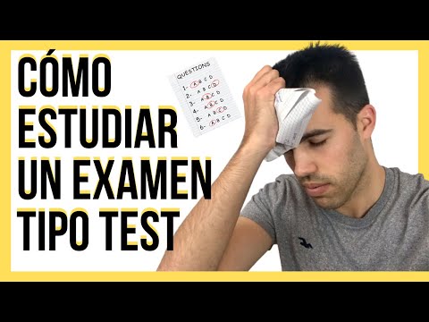 Consejos para estudiar un examen tipo test